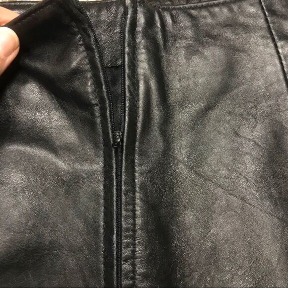 Marc by Andrew Marc high waisted leather skirt 7/8 9/10 - Picture 9 of 9